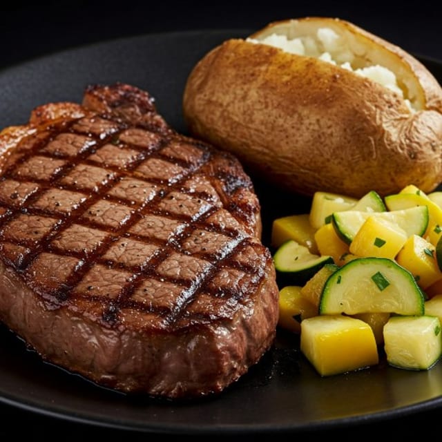 N.Y. Strip Steak.