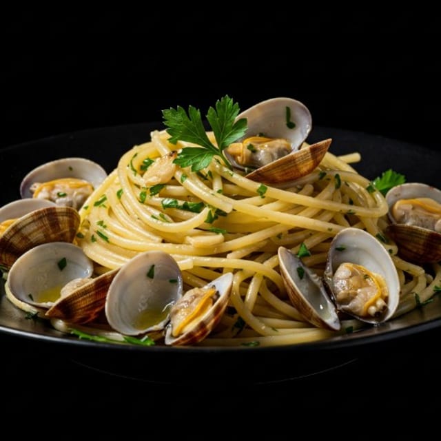Linguine With Baby Clams.