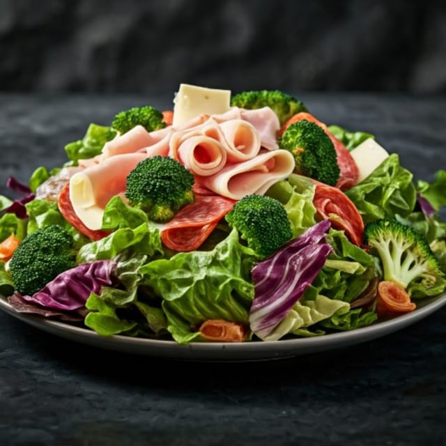 LOADED HOUSE SALAD.