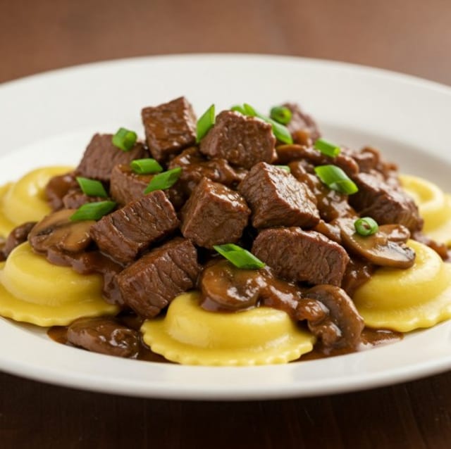 Beef Tips Marsala.