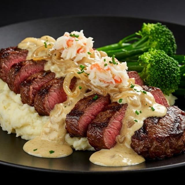 Steak Oscar.
