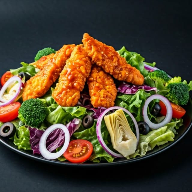 BUFFALO CHICKEN SALAD.