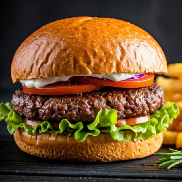 1/2 lb Angus Burger.