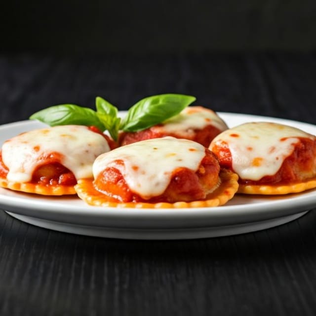 Ravioli con Pomodoro.