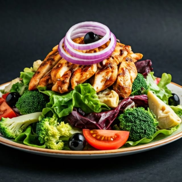 BALSAMIC CHICKEN SALAD.
