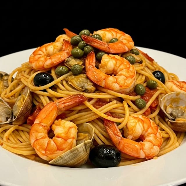 Spaghetti alla Puttanesca.