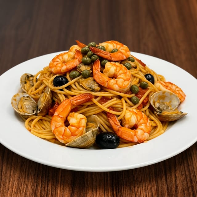 Spaghetti alla Puttanesca.
