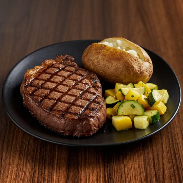 N.Y. Strip Steak.