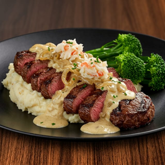 Steak Oscar.