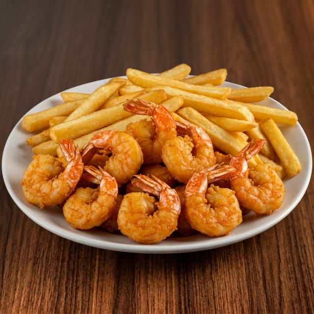 Kid's Shrimp Basket.