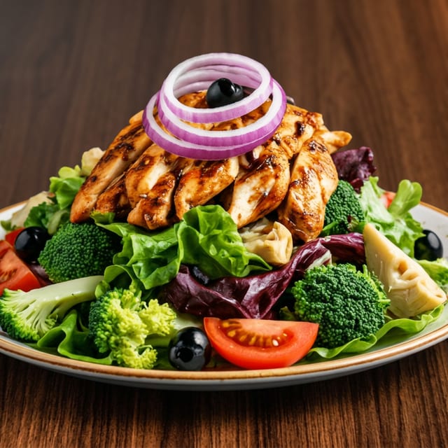 BALSAMIC CHICKEN SALAD.