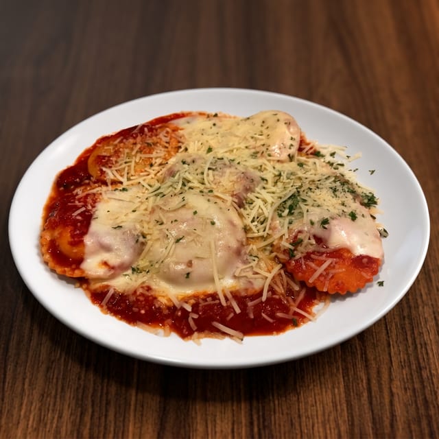 RAVIOLI CON POMODORO.