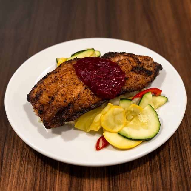 BLACKENED RED SNAPPER.