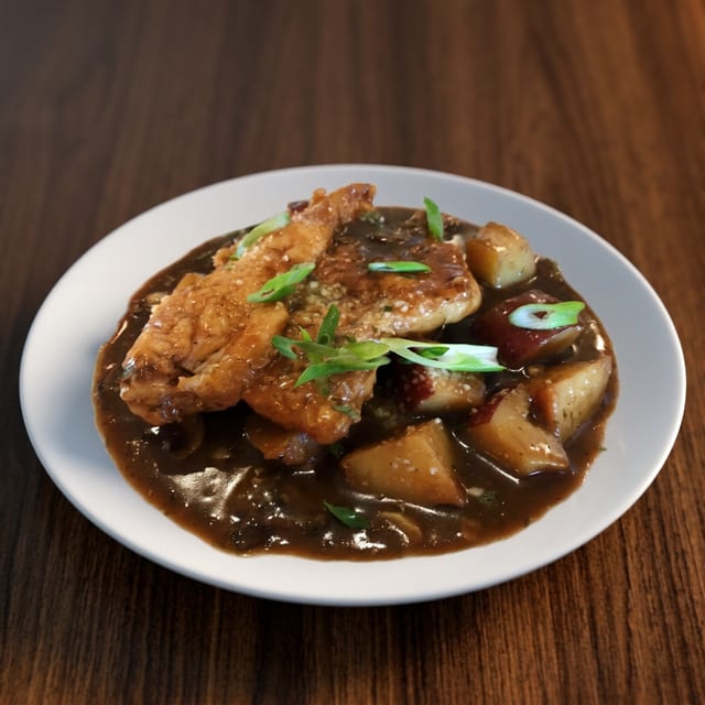 CHICKEN MARSALA.