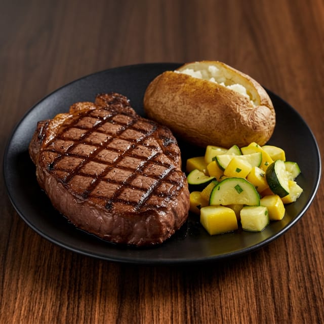 N.Y. STRIP STEAK.