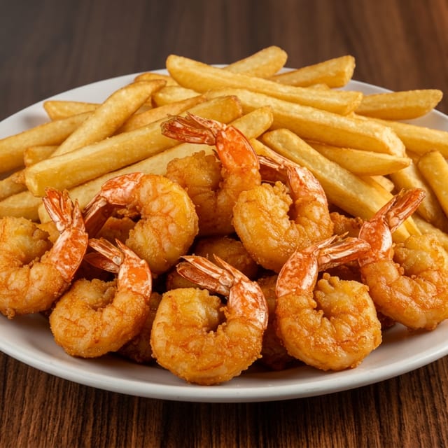 KID'S SHRIMP BASKET.