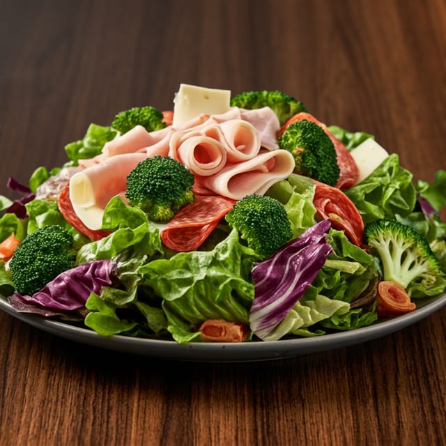 LOADED HOUSE SALAD.