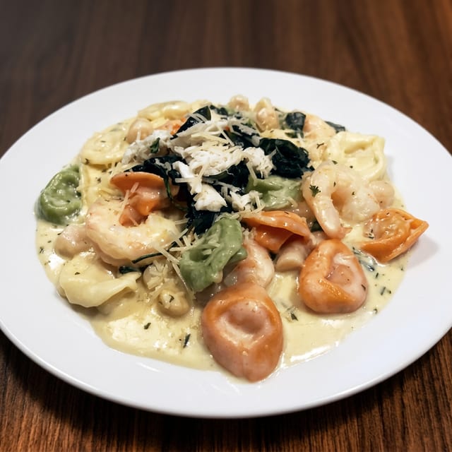 SEAFOOD TORTELLINI.
