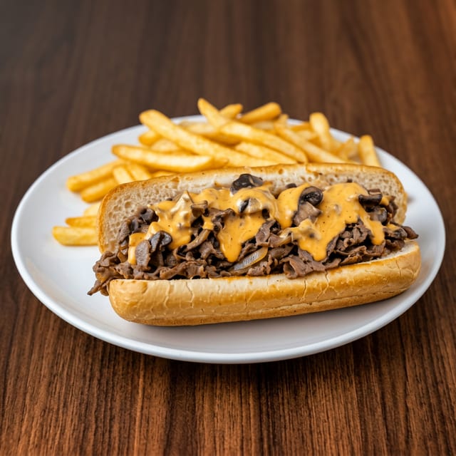 PHILLY CHEESE STEAK.