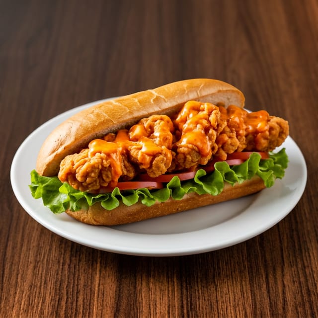 BUFFALO CHICKEN SANDWICH.